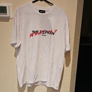 The Kooples White and Red Graphic Tee